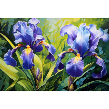 Tableau Iris Pétales